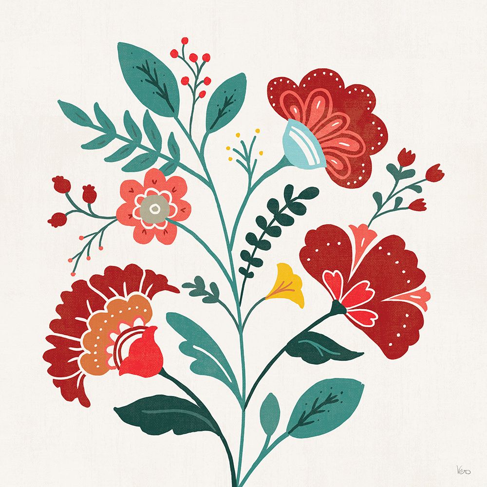 Floral Style III art print by Veronique Charron for $57.95 CAD