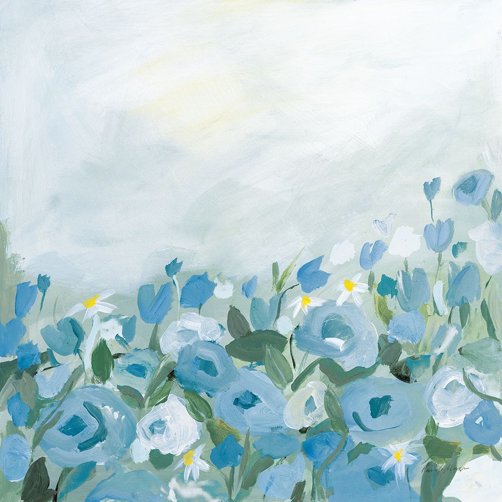 Blooming Landscape Blue art print by Pamela Munger for $57.95 CAD