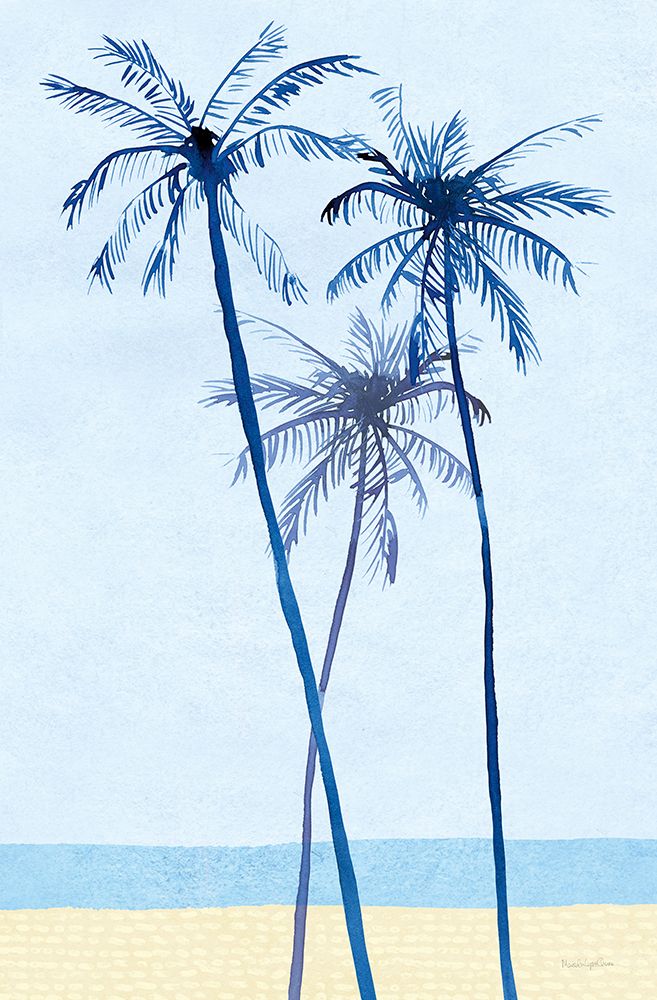Laguna Palms Triptych II art print by Mercedes Lopez Charro for $57.95 CAD