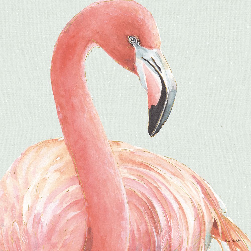 Gracefully Pink II with Green art print by Lisa Audit for $57.95 CAD