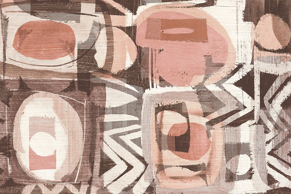 Graphic Abstract III Blush art print by Wild Apple Portfolio for $57.95 CAD