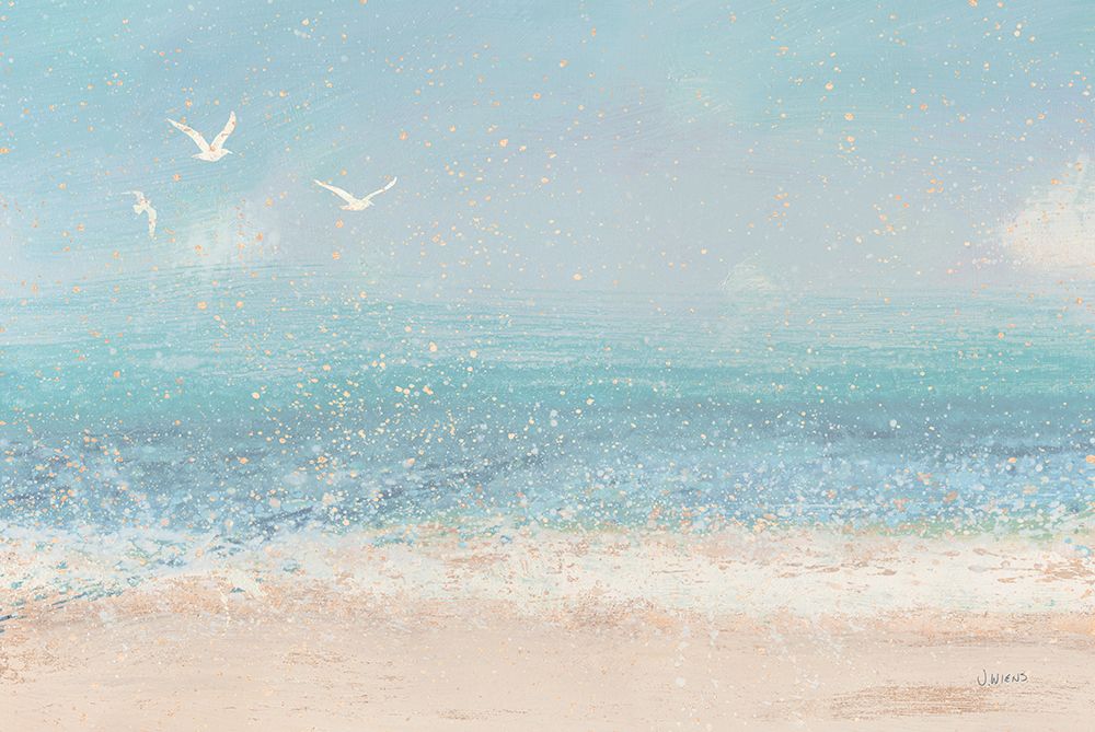 Splatter Beach I Neutral art print by James Wiens for $57.95 CAD