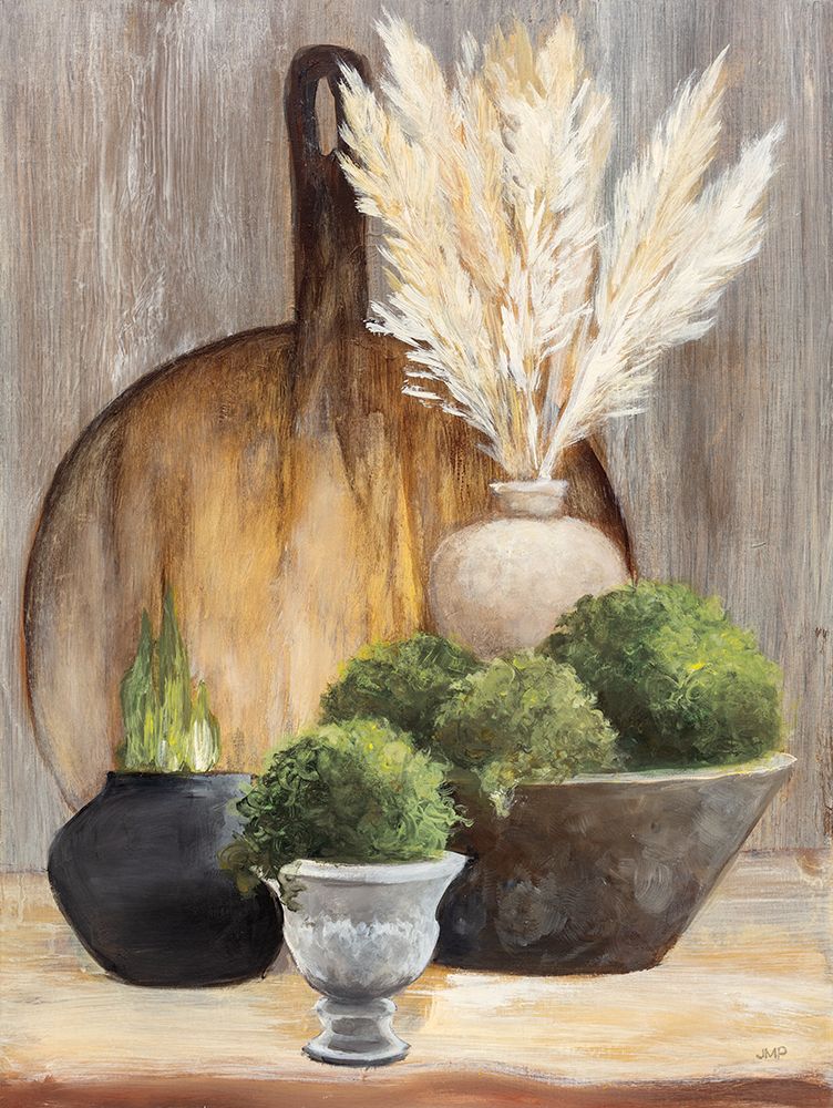 Spring Tableaux II Light Green art print by Julia Purinton for $57.95 CAD