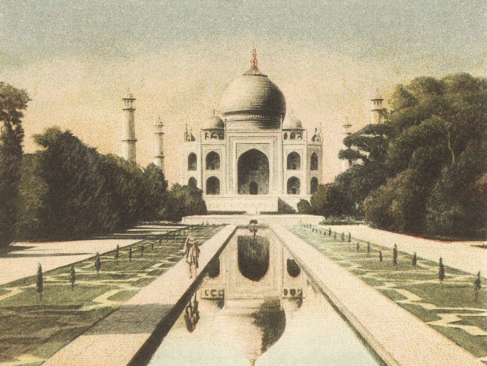 Taj Mahal Postcard I art print by Wild Apple Portfolio for $57.95 CAD