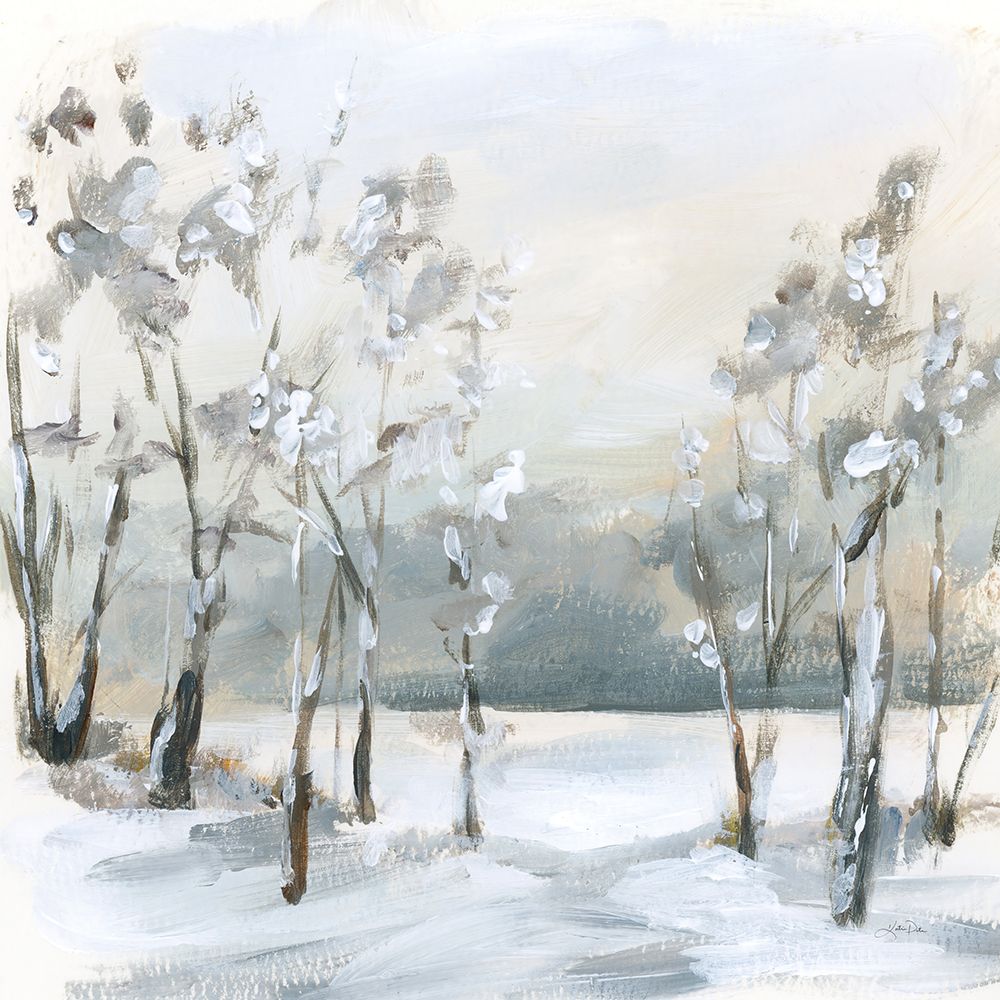 Snowy Winter Trees art print by Katrina Pete for $57.95 CAD