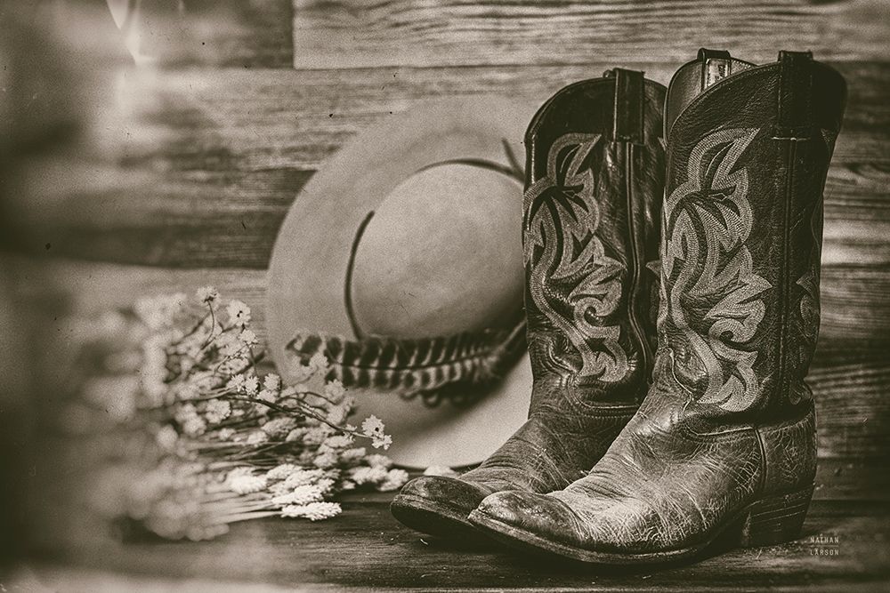 Cowboy Boots II art print by Nathan Larson for $57.95 CAD