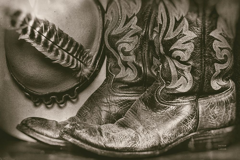 Cowboy Boots VII art print by Nathan Larson for $57.95 CAD