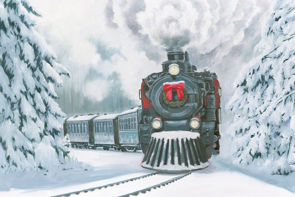 Christmas Train art print by Wellington Studio for $57.95 CAD