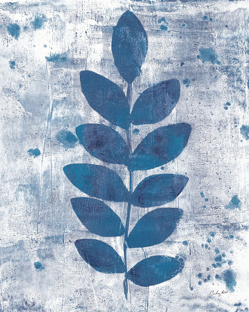 Leaves of Blue I art print by Courtney Prahl for $57.95 CAD