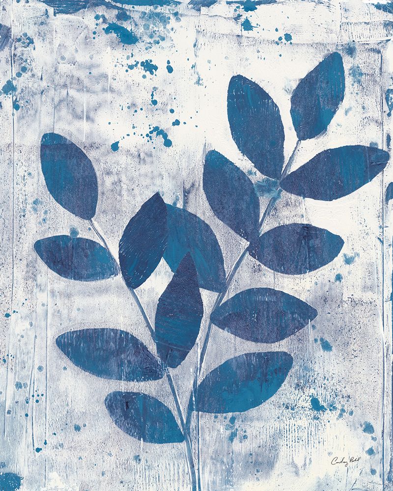 Leaves of Blue II art print by Courtney Prahl for $57.95 CAD