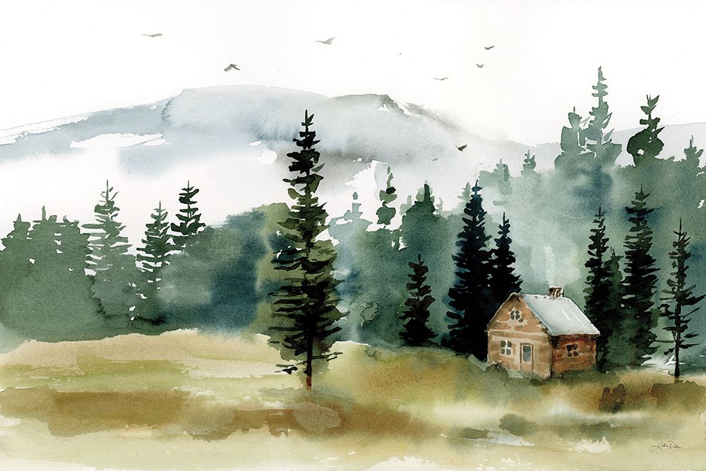 Cabin in the Woods art print by Katrina Pete for $57.95 CAD