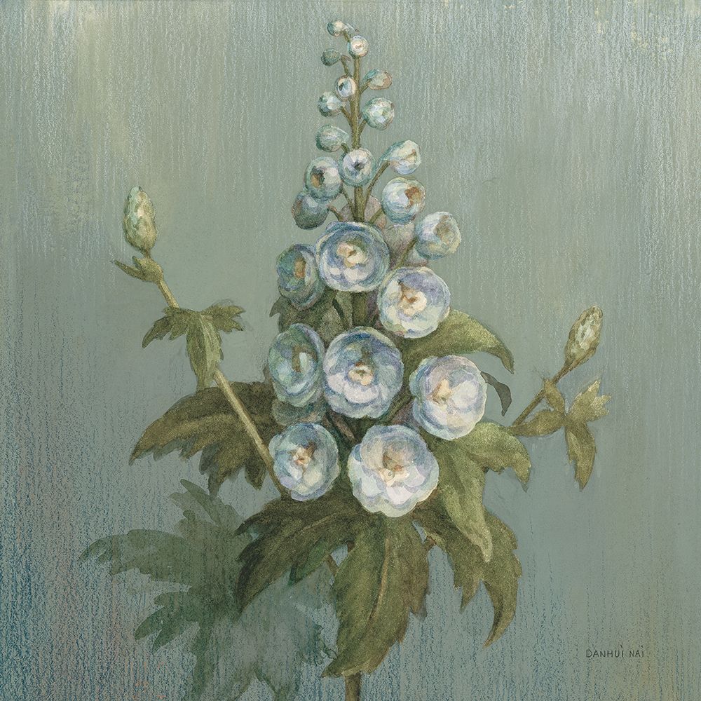Cottage Larkspur art print by Danhui Nai for $57.95 CAD