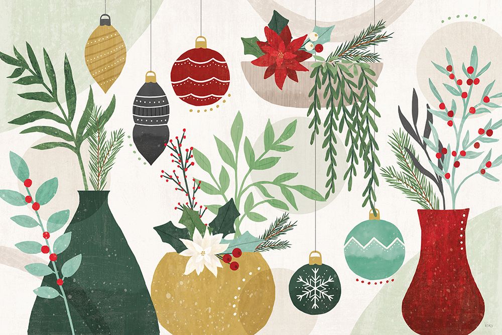 Deco Holiday I art print by Veronique Charron for $57.95 CAD