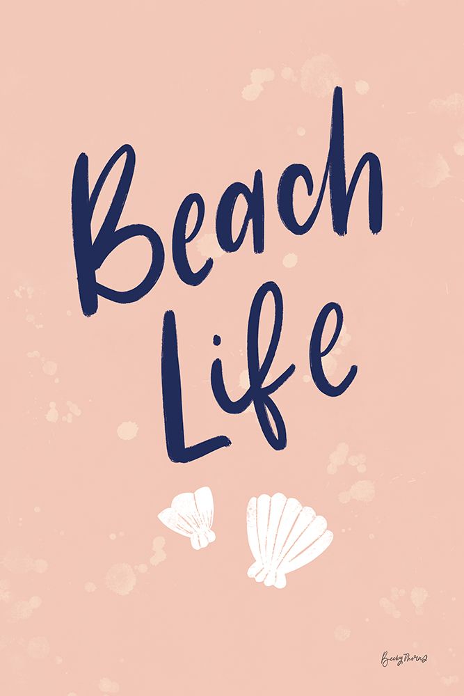 Just Beachy II art print by Becky Thorns for $57.95 CAD