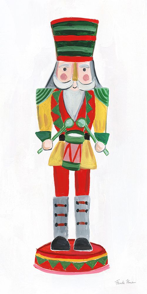 Holiday Nutcrackers III art print by Farida Zaman for $57.95 CAD
