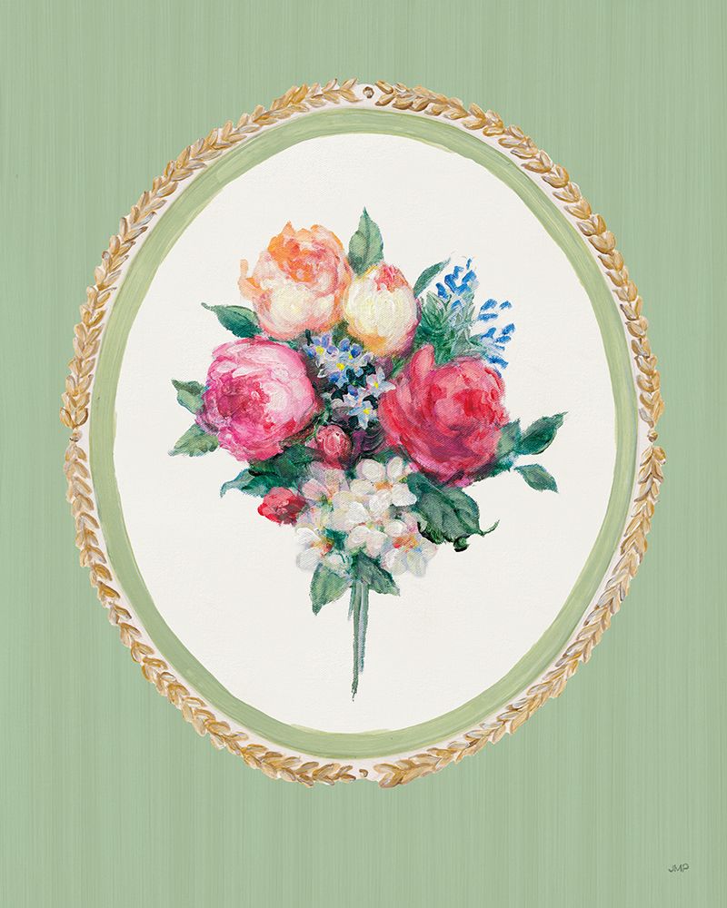 Floral Cameo I art print by Julia Purinton for $57.95 CAD