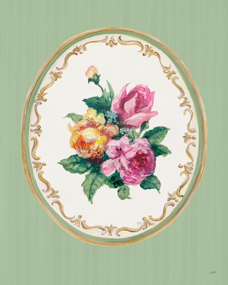 Floral Cameo II art print by Julia Purinton for $57.95 CAD