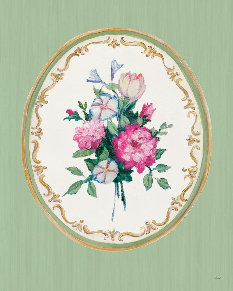 Floral Cameo IV art print by Julia Purinton for $57.95 CAD
