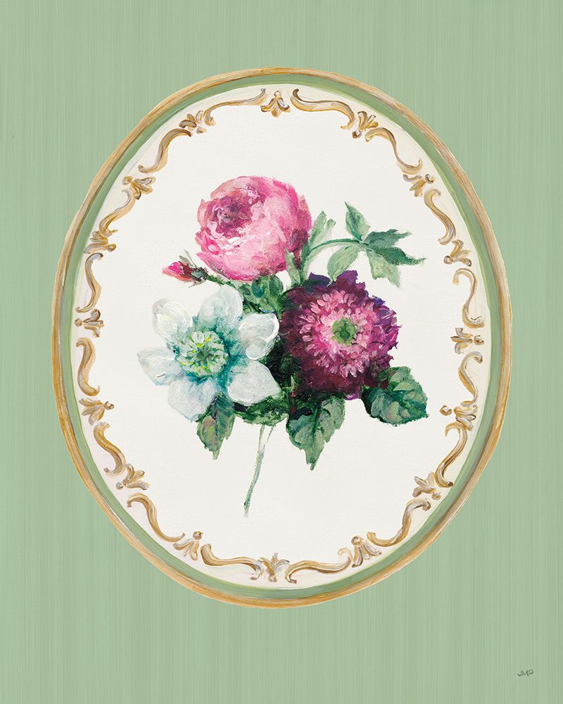 Floral Cameo VI art print by Julia Purinton for $57.95 CAD