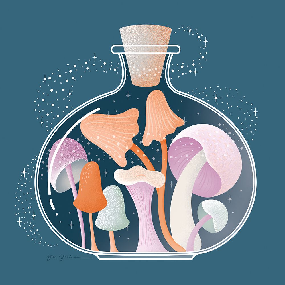 Fantastic Fungi IV art print by Gia Graham for $57.95 CAD