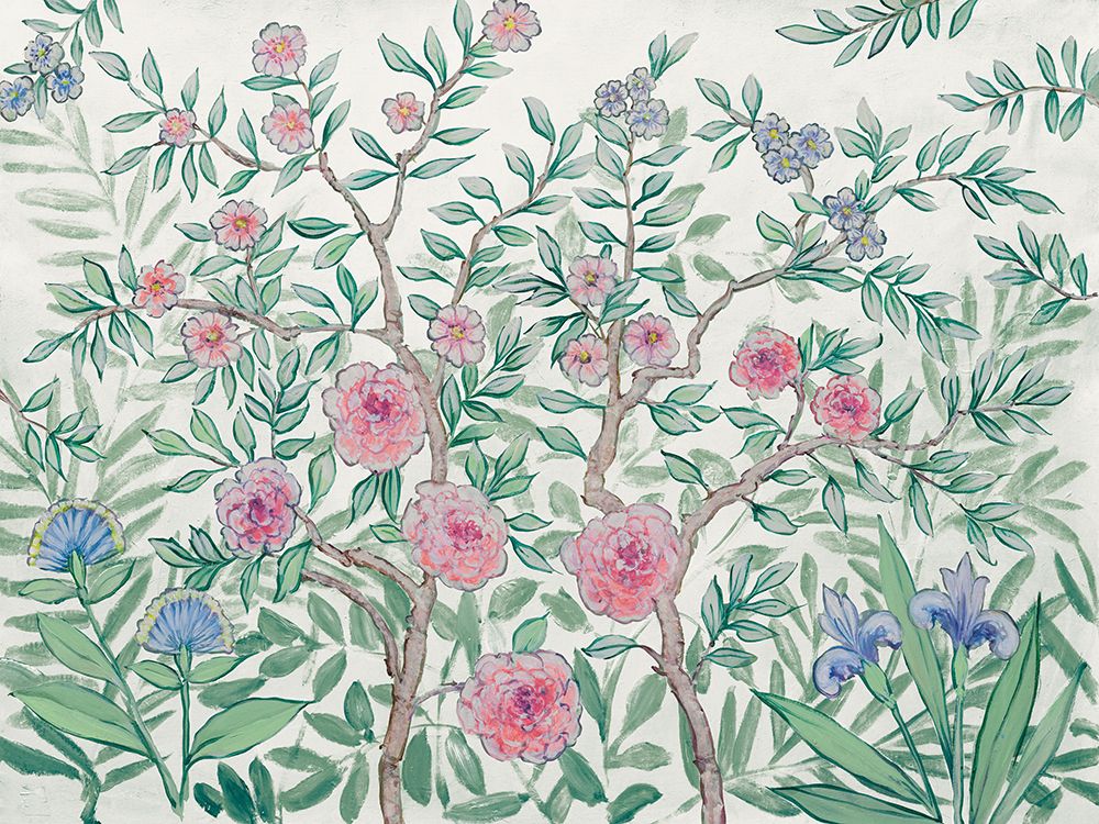 French Garden Cream art print by Julia Purinton for $57.95 CAD