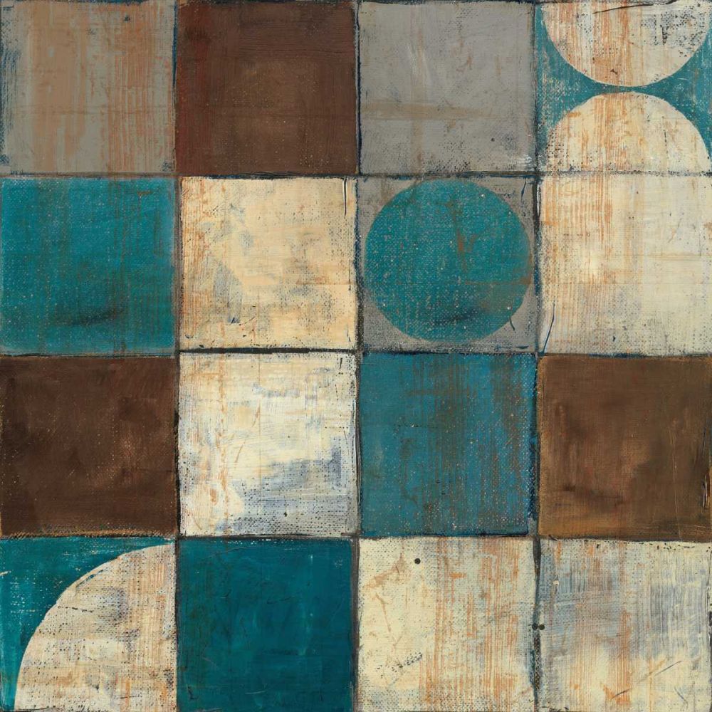 Tango Detail II - Blue Brown art print by Mike Schick for $57.95 CAD