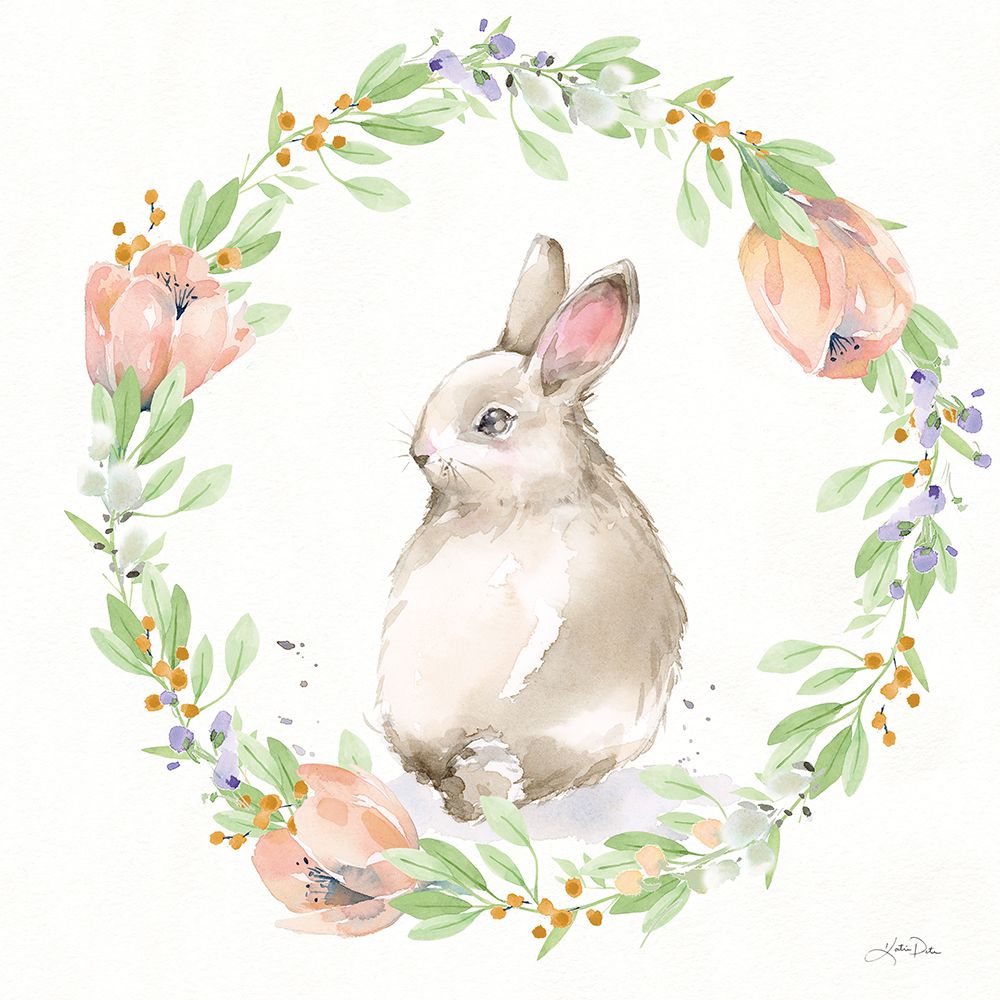 Blooming Bunnies II art print by Katrina Pete for $57.95 CAD