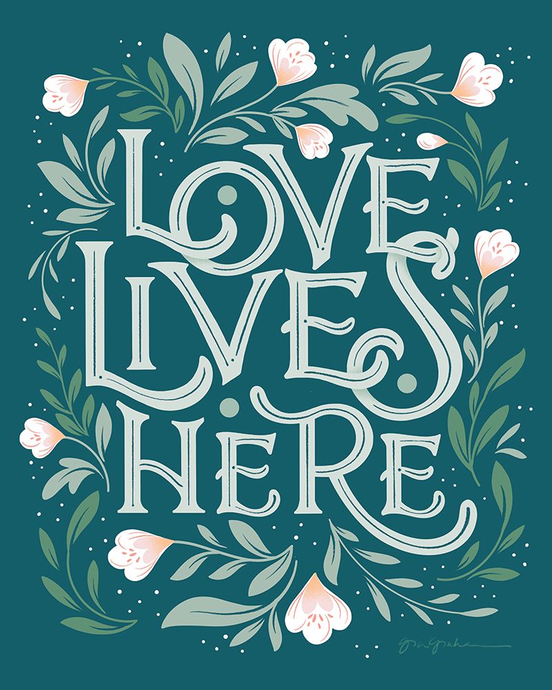 Love Lives Here I art print by Gia Graham for $57.95 CAD