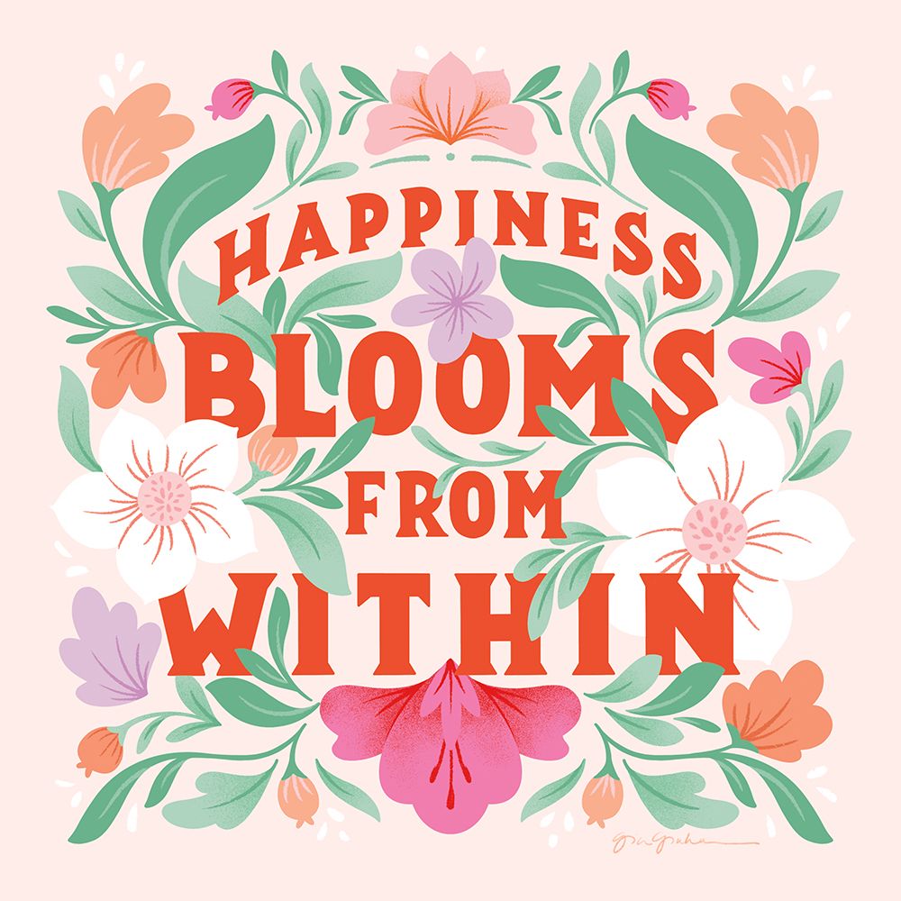 Happiness Blooms I art print by Gia Graham for $57.95 CAD