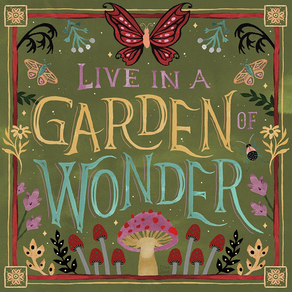 Garden Of Wonder V art print by Dina June for $57.95 CAD