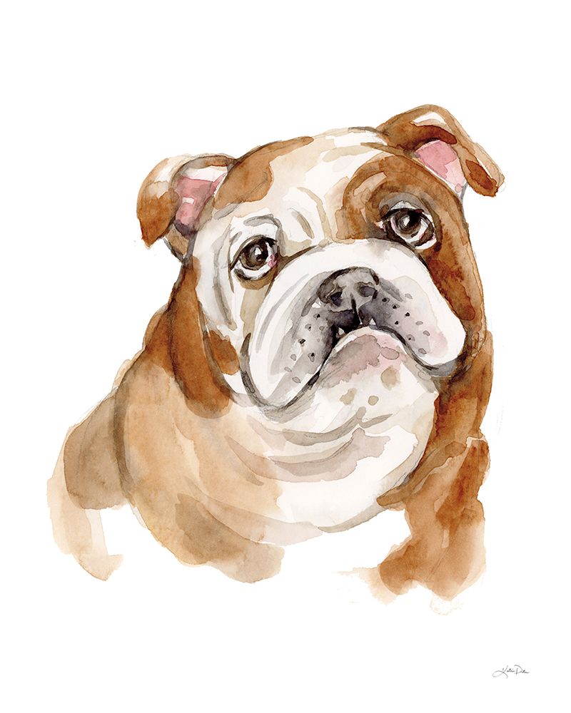 Dog Portrait III art print by Katrina Pete for $57.95 CAD