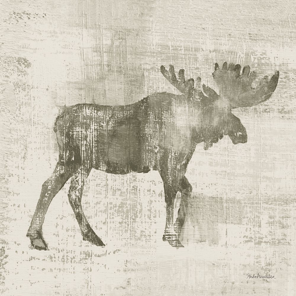Cabin Moose Study art print by Studio Mousseau for $57.95 CAD