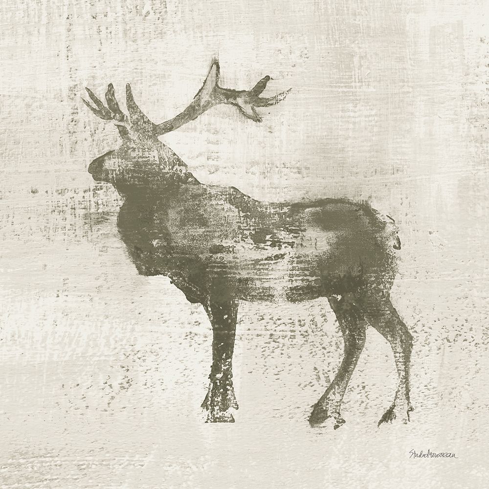 Cabin Elk Study art print by Studio Mousseau for $57.95 CAD