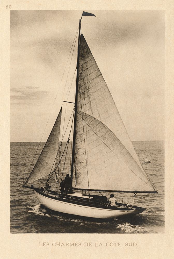 Vintage Sailing II No Stamp art print by Wild Apple Portfolio for $57.95 CAD