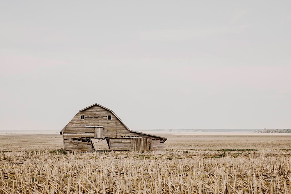 Leaning Barn art print by Nathan Larson for $57.95 CAD
