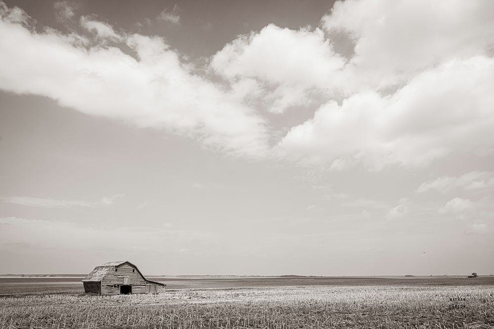 Leaning Barn Field III art print by Nathan Larson for $57.95 CAD