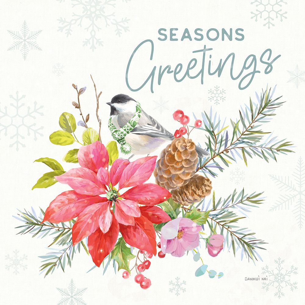 Happy Holidays V art print by Danhui Nai for $57.95 CAD