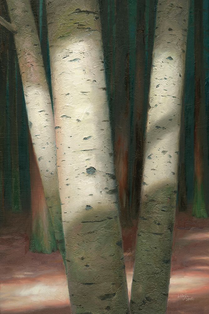 Sunlit Forest I art print by Wellington Studio for $57.95 CAD