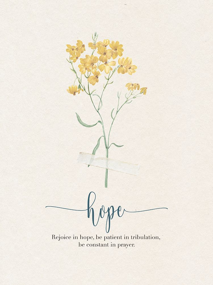 Affirmations III Hope art print by Wild Apple Portfolio for $57.95 CAD