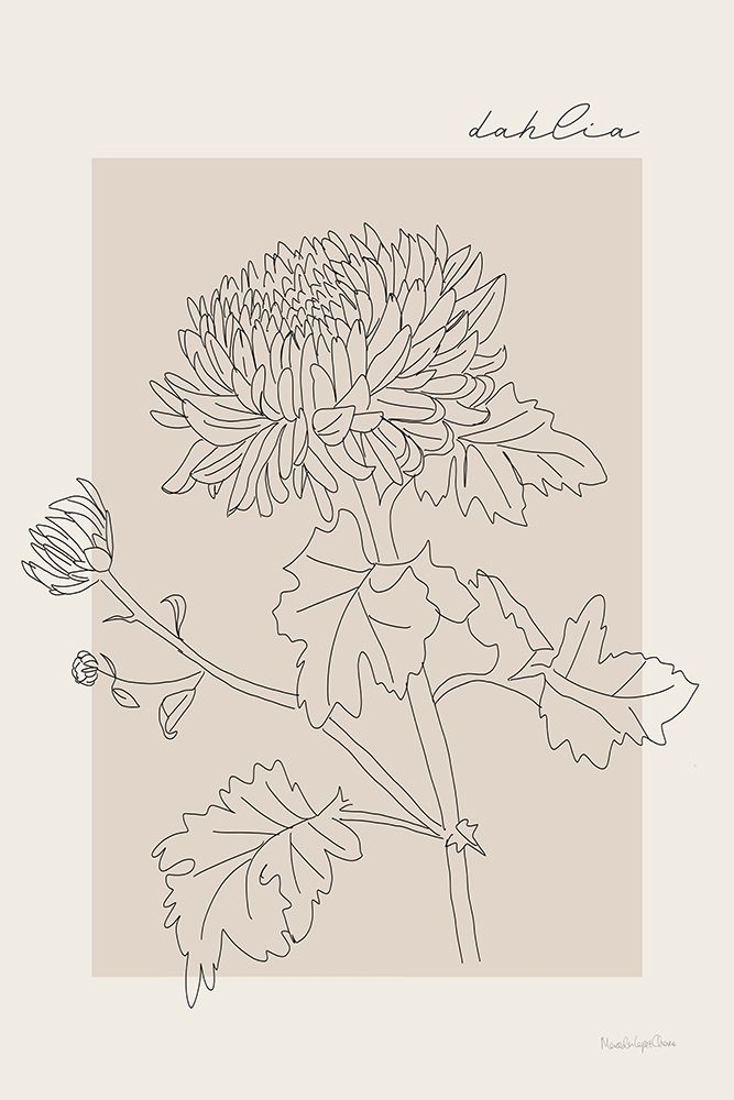 Flower Poster I art print by Mercedes Lopez Charro for $57.95 CAD