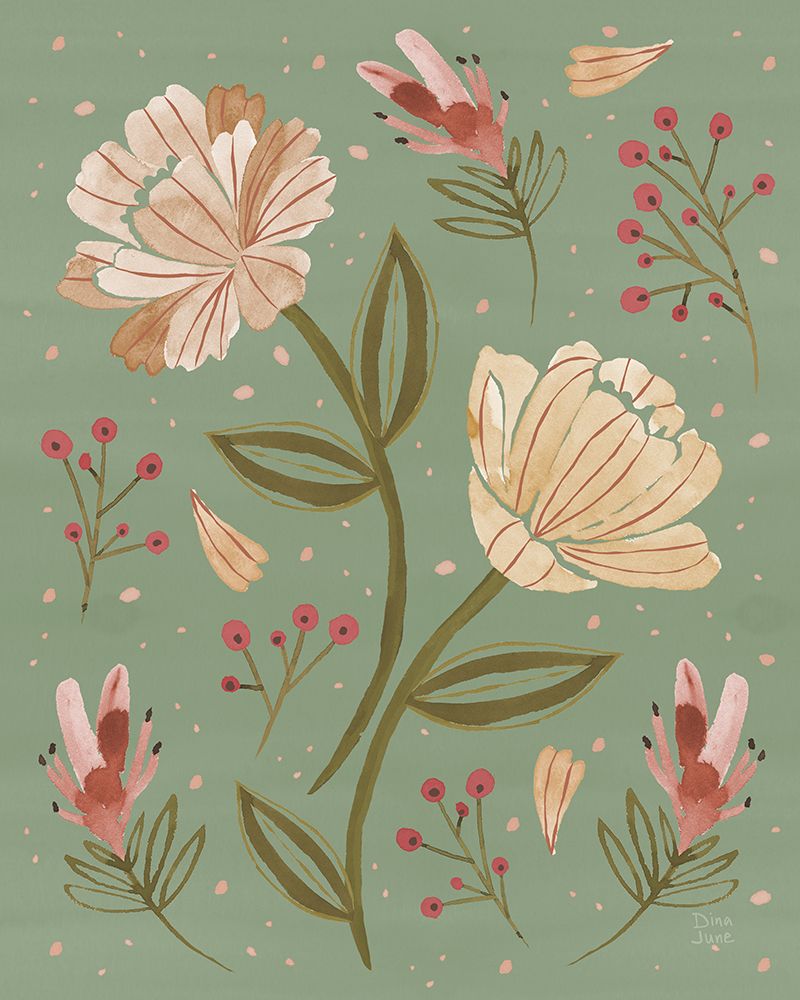 Floralscape V Neutral art print by Dina June for $57.95 CAD