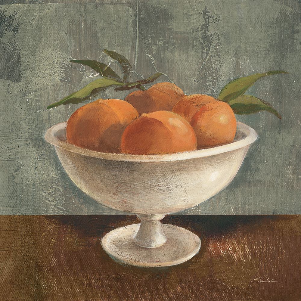 Peaches in Old Bowl Neutral art print by Silvia Vassileva for $57.95 CAD