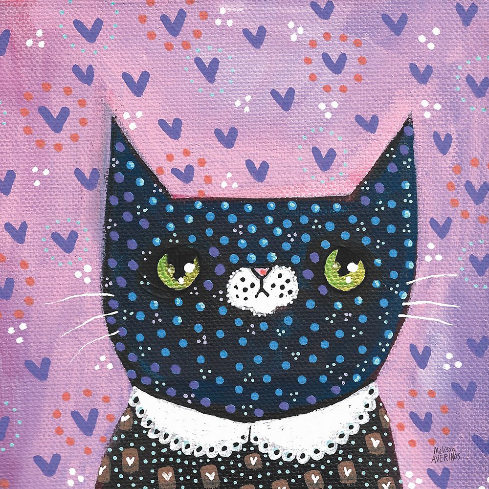 Kooky Cat I art print by Melissa Averinos for $57.95 CAD