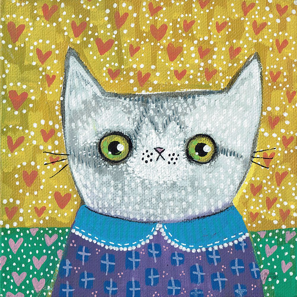 Kooky Cat II art print by Melissa Averinos for $57.95 CAD