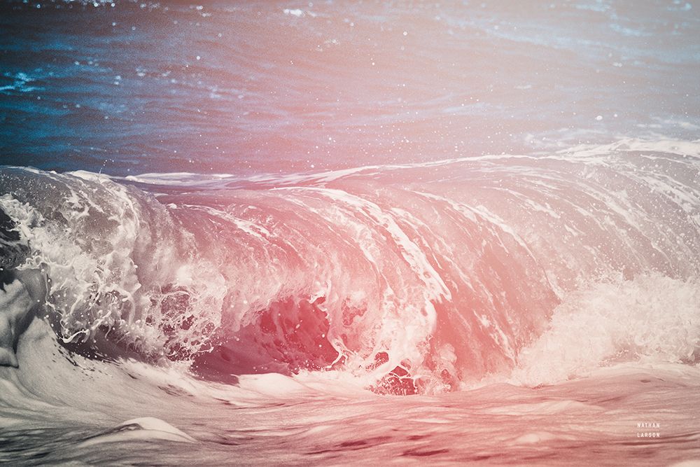 Lost Coast Waves Pink I art print by Nathan Larson for $57.95 CAD