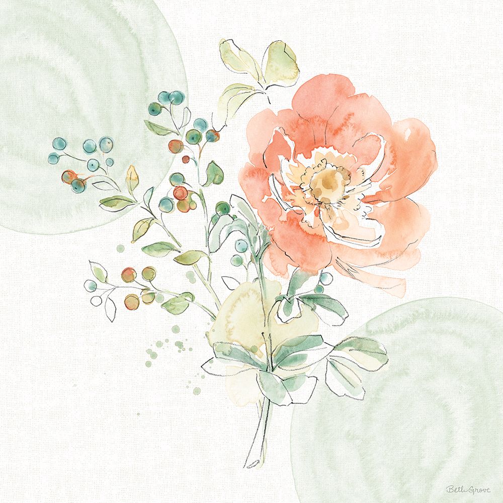 Soft Petals II art print by Beth Grove for $57.95 CAD