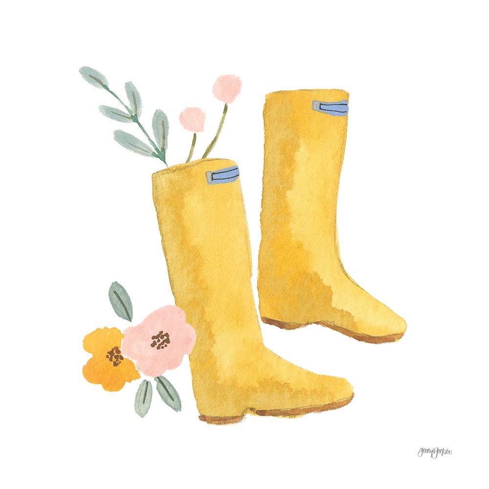 Life in Full Bloom Boots art print by Jenaya Jackson for $57.95 CAD