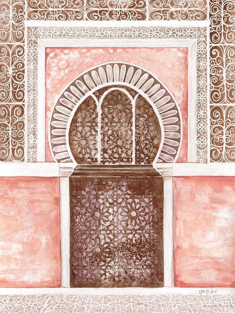 Moroccan Streets Tiled Alcove art print by Yvette St. Amant for $57.95 CAD