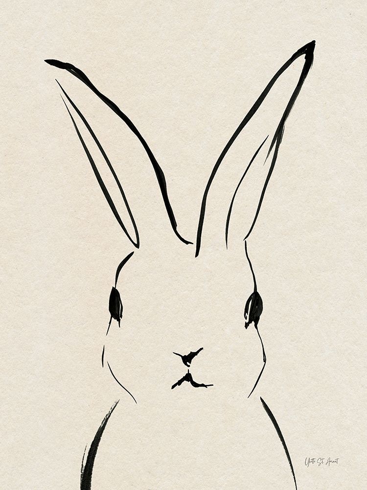 Bunny Portrait art print by Yvette St. Amant for $57.95 CAD