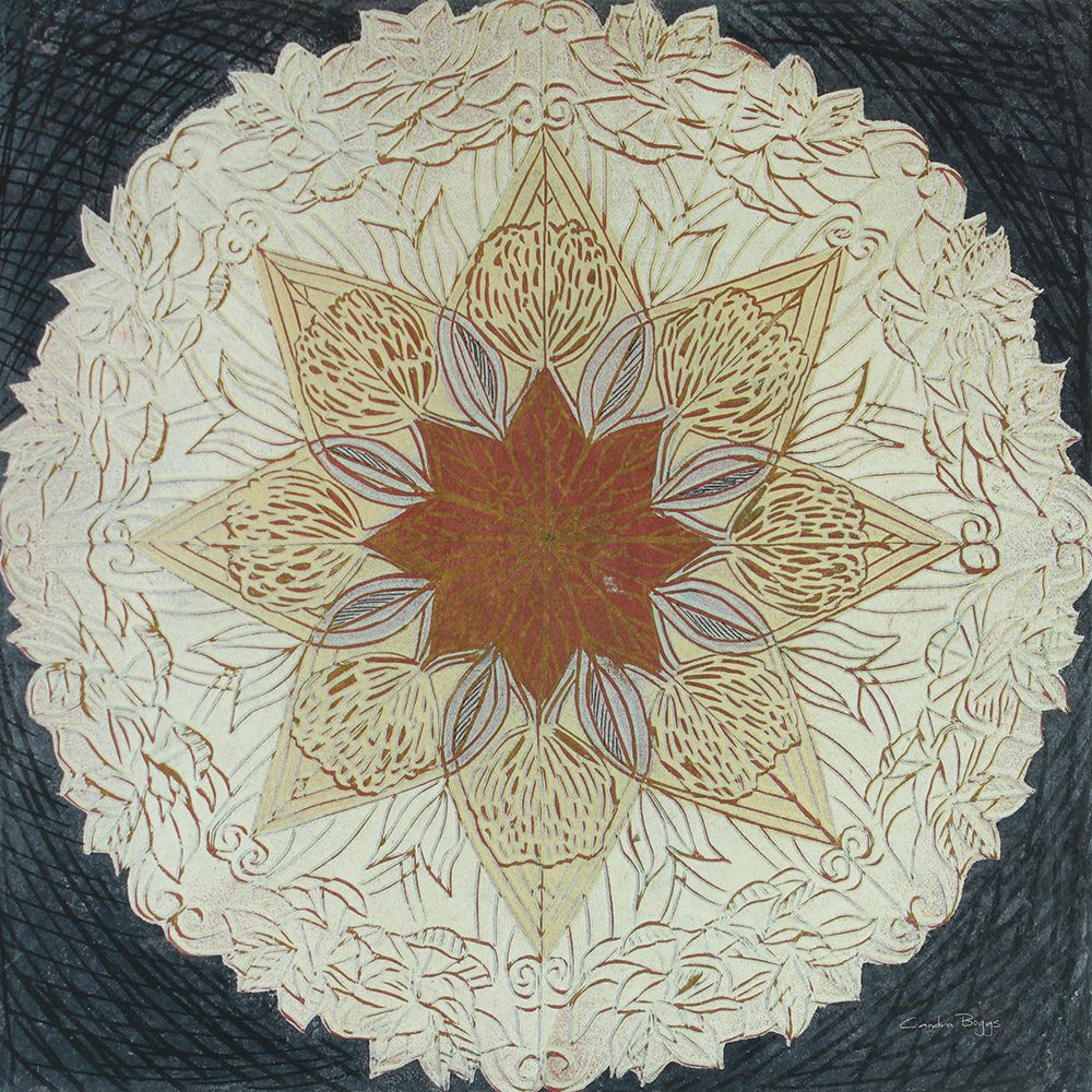 Starshine Mandala I art print by Candra Boggs for $57.95 CAD